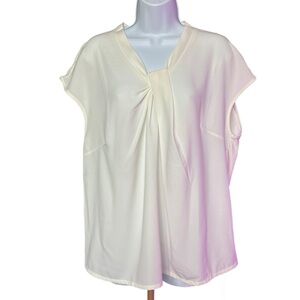 Elegant Cream Women's Top